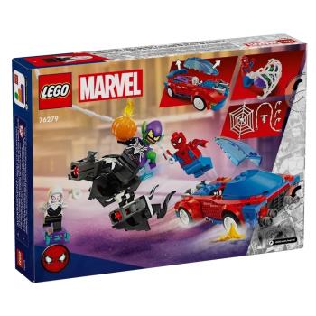 【LEGO 樂高】#76279 超級英雄系列 蜘蛛人的賽車和猛毒化綠惡魔