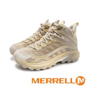MERRELL(女)MOAB SPEED 2 MID GORE-TEX防水輕量登山戶外高筒鞋 女鞋-卡其