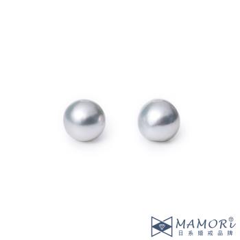 【MAMORi】經典珍珠-AKOYA珍珠耳環-925銀
