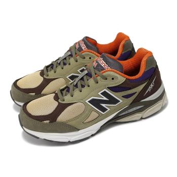 New Balance 休閒鞋 990 V3 男鞋 美製 棕 橘 可可色 復古 麂皮 運動鞋 NB 紐巴倫 M990BT3-D