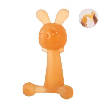 Colorland-小兔子牙膠固齒器 磨牙棒 可水煮矽膠  軟膠 安撫玩具 抓握訓練