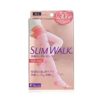SlimWalk 保濕休閒壓力襪 (睡眠型, 長筒露趾)- #粉紅色 (尺寸:中至大碼)1pair