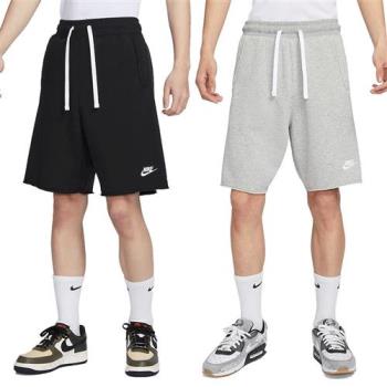 【下殺】Nike 男裝 短褲 棉褲 不收邊 黑/灰【運動世界】DX0767-010/DX0767-063