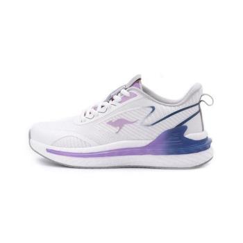 KANGAROOS RUN DASH 輕量避震慢跑鞋 白紫藍 KW41197 女鞋 鞋全家福