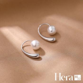 【Hera 赫拉】輕奢珍珠水滴耳環 H112101802
