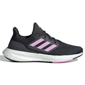【下殺】Adidas 女鞋 慢跑鞋 避震 輕量 PUREBOOST 23 黑粉紫【運動世界】IF2386