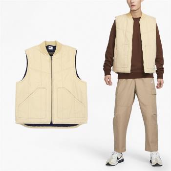 Nike 背心 Life Vest 男款 象牙白 帆布 寬鬆 水洗 做舊 外套 風衣 FQ1862-252