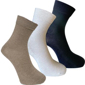 【Seraphic】矽膠護腳跟紳士襪3雙組(商務襪 素色襪 中筒襪)