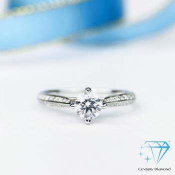 Century鑽石 D VS1 50分 18K金鑽石戒指 happiness (培育鑽石/實驗室鑽石)