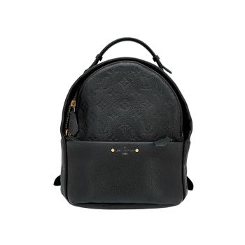 二手品 Louis Vuitton 經典壓紋牛皮後背包(M44016-黑)