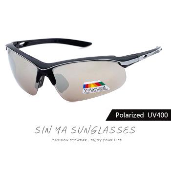 【SINYA】Polarized運動太陽眼鏡 流線型水銀鏡面 頂規強化偏光鏡片 N36 防眩光/防撞擊/抗UV400