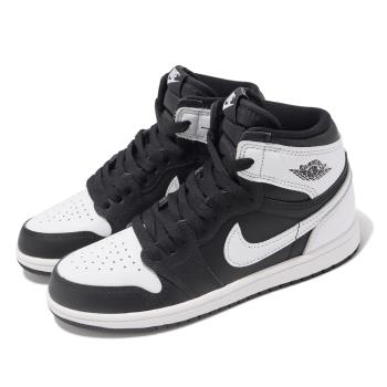 Nike Jordan 1 Retro High OG PS 中童 反轉熊貓 黑 白 童鞋 休閒鞋 AJ1 FD1412-010