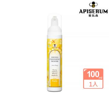 【APISERUM 愛比森】甜橙葡萄柚精油酵素潔顏慕絲