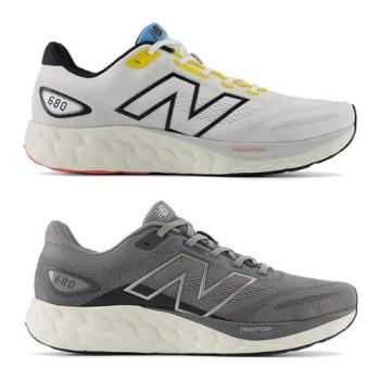 New Balance 680 v8 慢跑鞋 男鞋 輕量 白藍/灰【運動世界】M680LW8-2E/M680LG8-2E