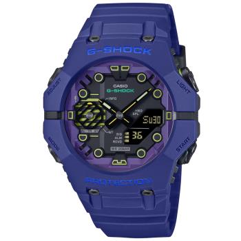 CASIO G-SHOCK 藍牙連線 科幻世界雙顯腕錶 GA-B001CBR-2A