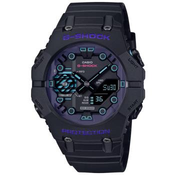 CASIO G-SHOCK 藍牙連線 科幻世界雙顯腕錶 GA-B001CBR-1A