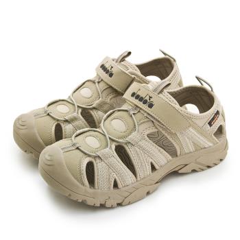 【DIADORA】男 迪亞多那 多功能護趾運動涼鞋 原始叢林系列 卡其 71311