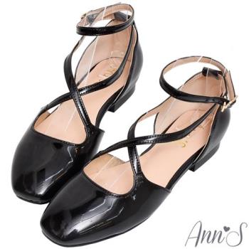 Ann’S魔法版型寬楦!友善拇指外翻芭蕾舞平底鞋-黑