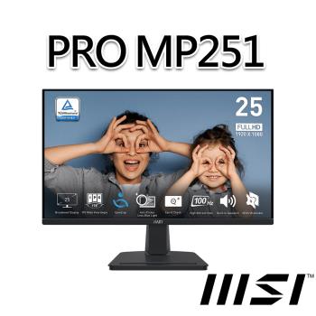 msi微星 PRO MP251 24.5吋 螢幕