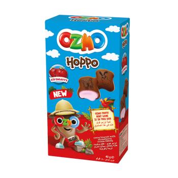 Ozmo夾心餅乾 草莓味/巧克力味40g*12盒/組