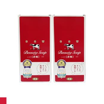 日本 牛乳石鹼 牛乳香皂 紅盒 6入/盒 2盒組