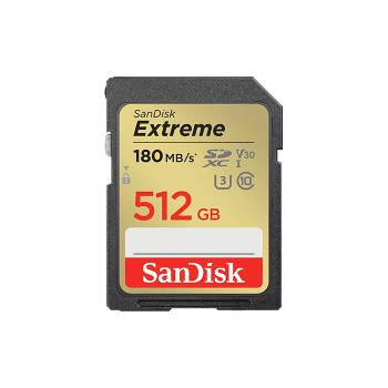 SanDisk Extreme SDXC 512G (V30/U3/C10/180MB/s) 記憶卡[公司貨]