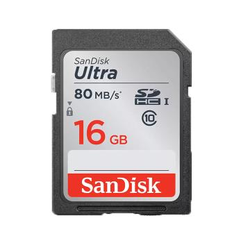SanDisk 16GB 記憶卡 Ultra SDHC UHS-I C10 公司貨
