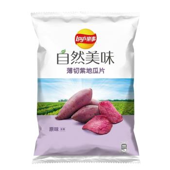 樂事自然美味薄切紫地瓜片原味79g/包
