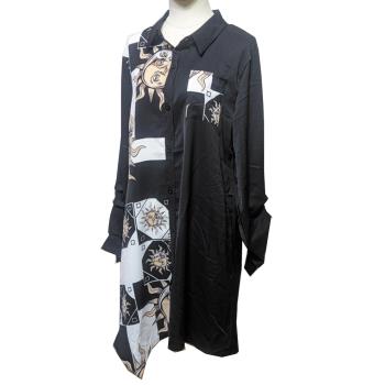 【PANGCHI 龐吉】日月映輝襯衫型洋裝(2228270/91)