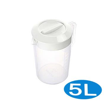 特大白雪塑膠冷水壺/桌上壺/冷熱飲壺(5L)