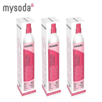 mysoda沐樹得 全新425g二氧化碳鋼瓶/3入組 GP500