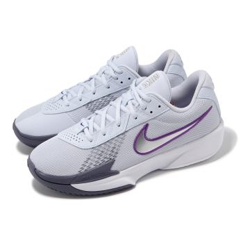 Nike 籃球鞋 Air Zoom G.T. Cut Academy EP 男鞋 灰 紫 GT 氣墊 運動鞋 FB2598-002