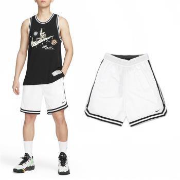Nike 球褲 DNA Basketball 男款 白 黑 速乾 網眼 抽繩 籃球 運動 短褲 褲子 FN2652-100