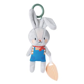 taf toys 灰色兔兔玩偶-賴利