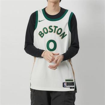 Nike BOS MNK CE 23 男款 米白綠色 波士頓 塞爾提克 籃球 背心 DX8488-133