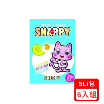SNAPPY司那比固まる-脱臭・抗菌-檸檬香細砂 5L X(6入組)