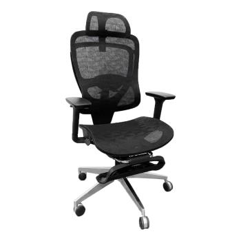 凱堡 AI高階人體工學(黑款)全網椅／高背機能椅