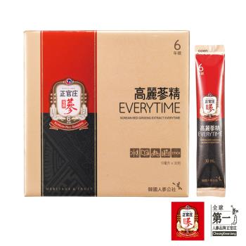 正官庄-高麗蔘精EVERYTIME禮盒 (30包1盒)+禮袋