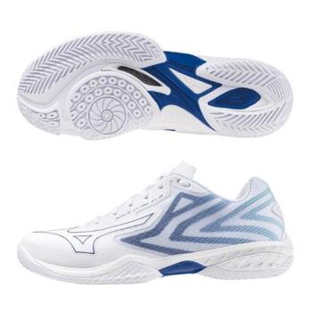 Mizuno 美津濃 羽球鞋 男鞋 WAVE CLAW EL 2 3E寬楦 白藍【運動世界】71GA228542