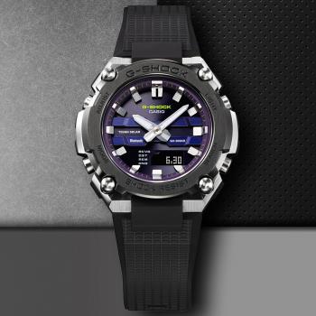 CASIO G-SHOCK 太陽能x藍牙連線 多功能雙顯腕錶 GST-B600A-1A6