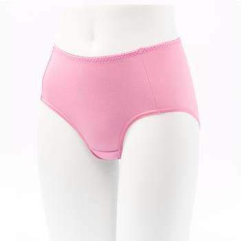 銀谷® Ｘ Phiten® 基本款內褲 (中高腰 / 女) - 粉紅色