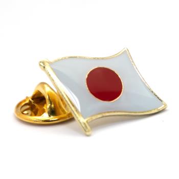 【A-ONE】Japan 日本 國家胸針 國家飾品 愛國 國旗別針 辨識 西裝 時尚別針