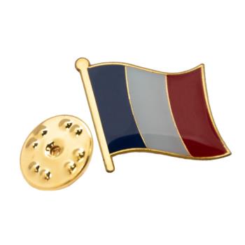 【A-ONE】 France 法國紀念飾品 國旗飾品 國旗別針 紀念品 國旗徽章 紀念別針 