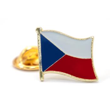 【A-ONE】Czech Republic 捷克 國徽別針 紀念飾品 國徽胸章 國家飾品 紀念胸章 收藏 遊學
