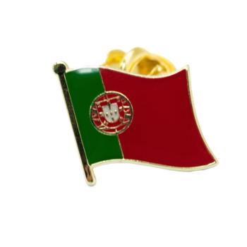 【A-ONE】Portugal 葡萄牙 國旗別針 紀念品 國旗徽章 紀念別針 出國金屬別針 