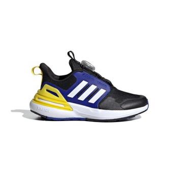 Adidas Rapidasport Boa K 中童 黑色 小朋友 緩衝 旋鈕鞋帶 運動 慢跑鞋 IF8542