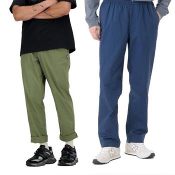 New Balance 長褲 男裝 拉鍊口袋 綠/藍【運動世界】AMP41575DEK/AMP41575NNY