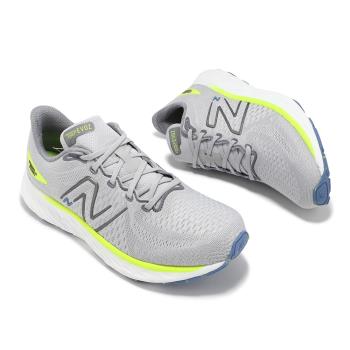 New Balance 慢跑鞋 Fresh Foam X EVOZ V3 2E 男鞋 寬楦 灰 綠 緩震 運動鞋 NB MEVOZCY3-2E