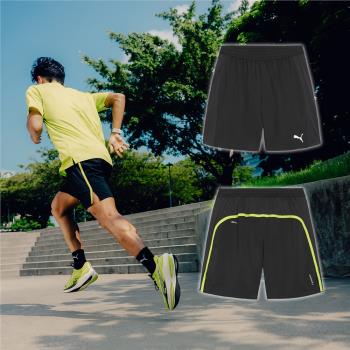 Puma 短褲 Run Fav Shorts 男款 黑 綠 7吋 吸濕排汗 三角襯裡 跑步 運動 褲子 52500551