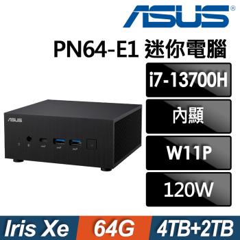 ASUS 華碩 PN64-E1-S7029AV (i7-13700H/64G/4TB+2TB SSD/W11P)